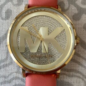 Michael Kors Gold and Coral Watch